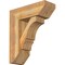 Ekena Millwork Balboa Slat Rough Sawn Bracket w/ Offset Brace, Western Red Cedar, 8"W x 22"D x 26"H BKT0806X22X26BOA06RWR - alternate 1